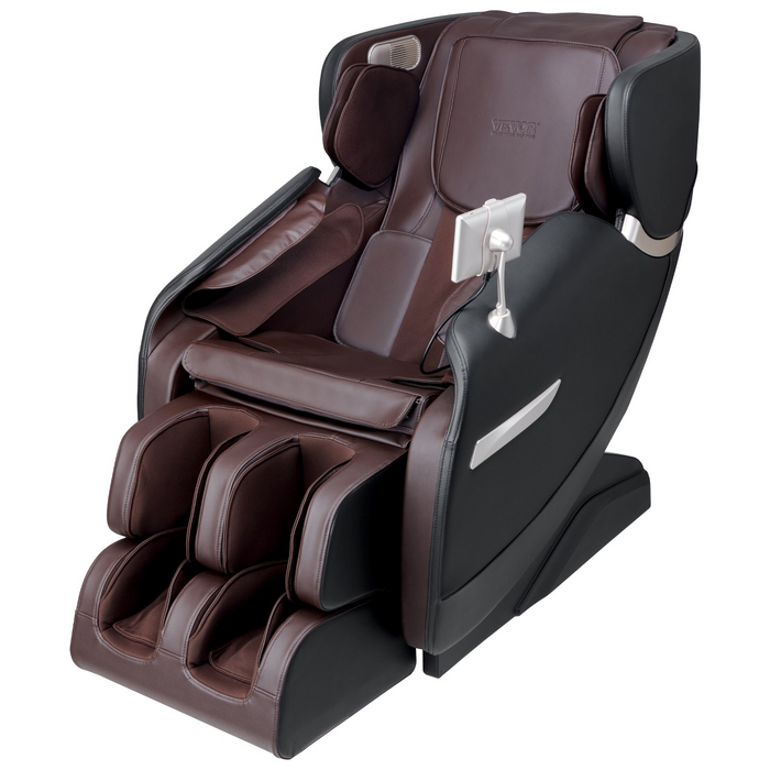 VEVOR Massage Chair - Full Body Zero Gravity Recliner with Multi Auto Modes, 3D Shiatsu, Heating, Bluetooth Speaker, Airbag, Foot Roller, and Touch Screen